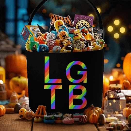 LGBT color - flag Pride lgbt community Fabric Baskets