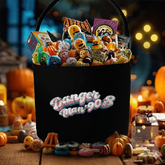 Danger 90s man Fabric Baskets