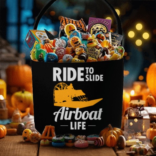 Airboat Fanboat Airboating Swamp boat Race Ride Fabric Baskets