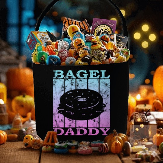 bagel dad 4 Fabric Baskets