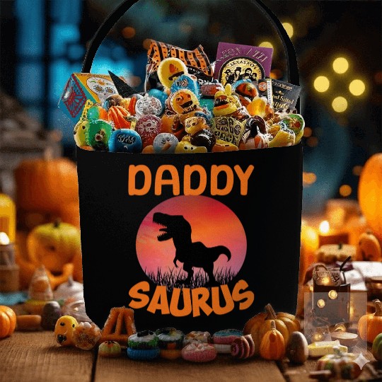 Daddysaurus Papasaurus Fabric Baskets