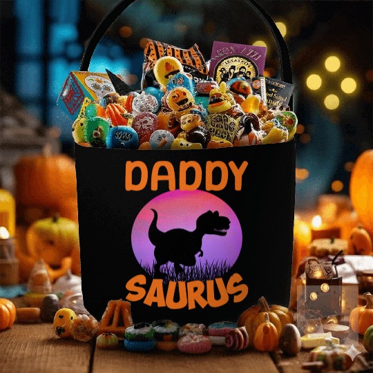 Daddysaurus Papasaurus Fabric Baskets