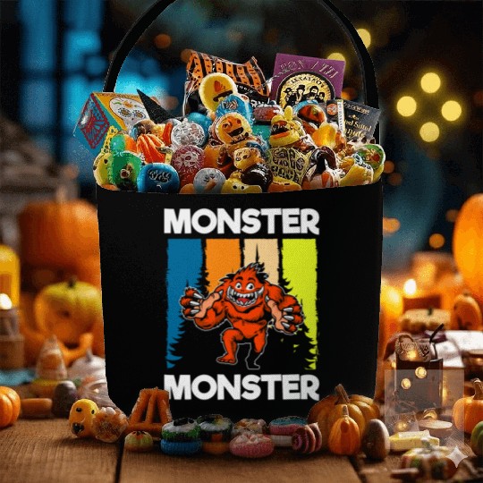 Monster Colorful Big Sister Fabric Baskets
