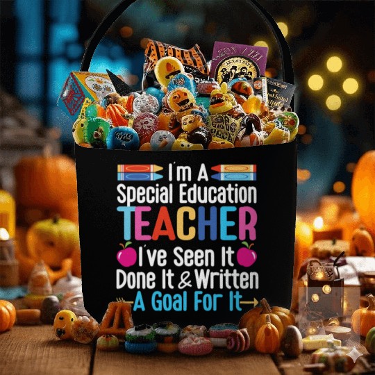 I'm A Special Education Teacher, SPED Teacher Fabric Baskets