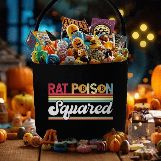 Rat Poison Squared Fabric Baskets