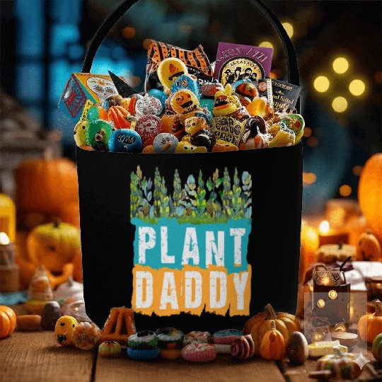 Fathers Day Gardener Plant Daddy Fabric Baskets