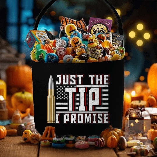 USA American Flag 4th July Bullet Stars Stripes Fabric Baskets