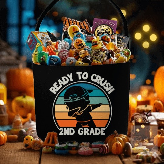 Second Grade Back to School Teacher Fabric Baskets