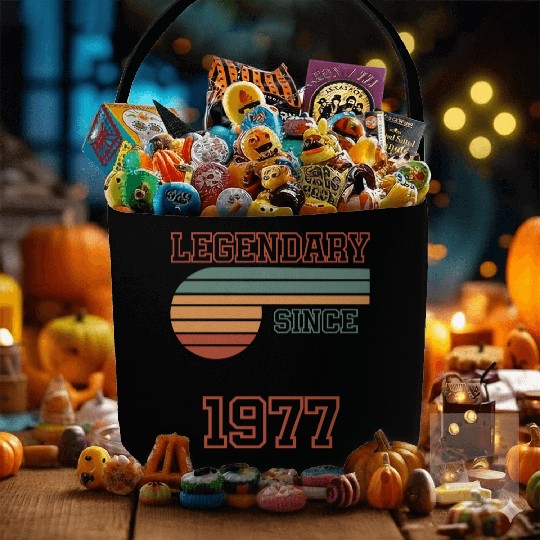 45th Birthday legendary since 1977 Fabric Baskets