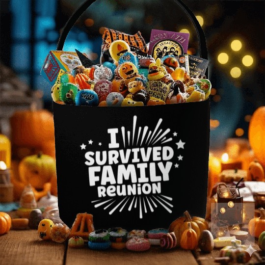 I Survived Family Reunion Gathering Families Fabric Baskets