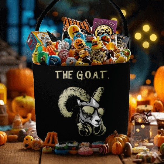 The Goat Cool Cool and Funny Music Animal with Fabric Baskets
