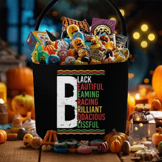 Black Beautiful Beaming Bracing Brilliant Fabric Baskets