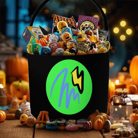 Tornado and Thunder design Fabric Baskets