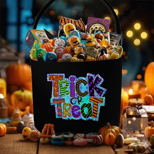 Trick Or Treat Fabric Baskets