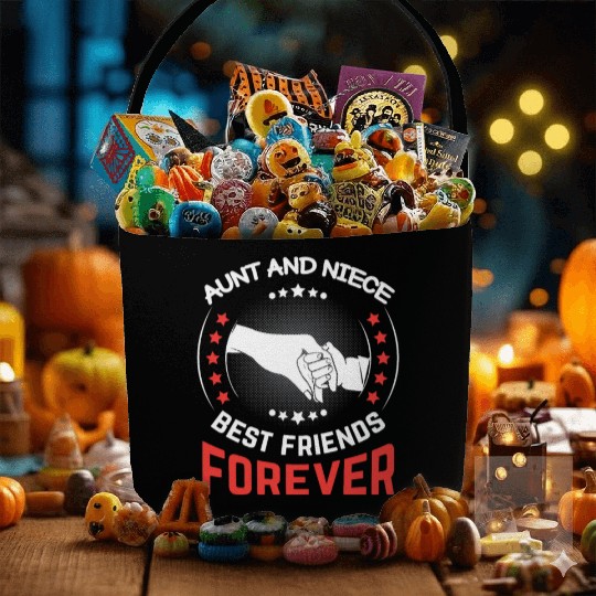 Aunt and Niece Best Friends Forever Fabric Baskets