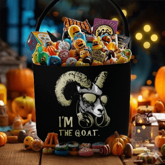 I'm The Goat Bling Cool and Funny Music Animal Fabric Baskets
