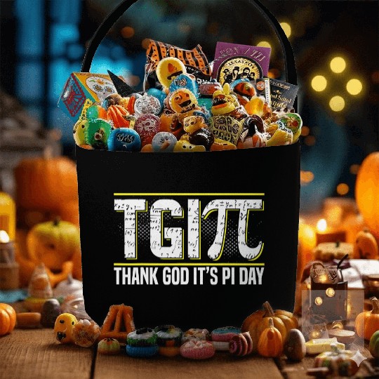 Happy PI Day 3 14 Pi Day Celebration Thank God It Fabric Baskets
