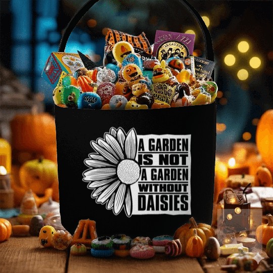 Daisy Garden Gardening Gardener Fabric Baskets