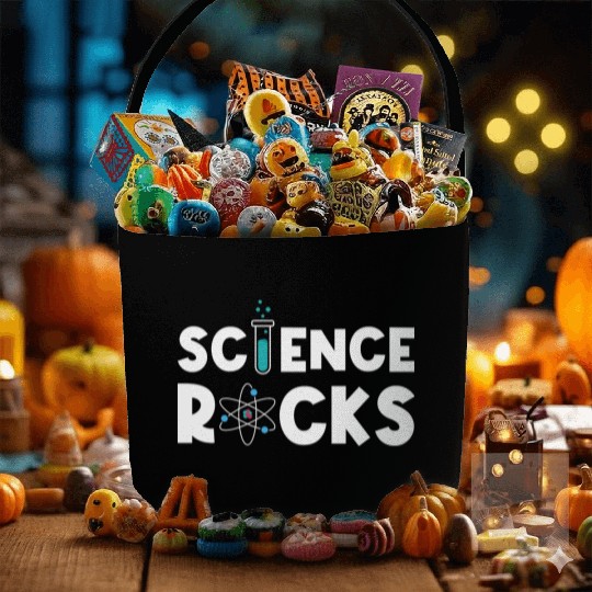 Science Rocks Scientist Chemistry Physics Funny Fabric Baskets