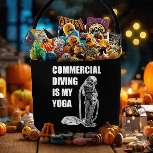 Scuba Diving Diver Fabric Baskets