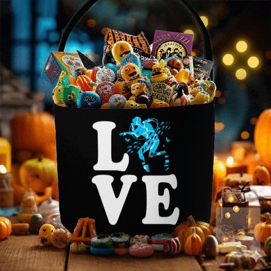 I Love Scuba Diving Fabric Baskets