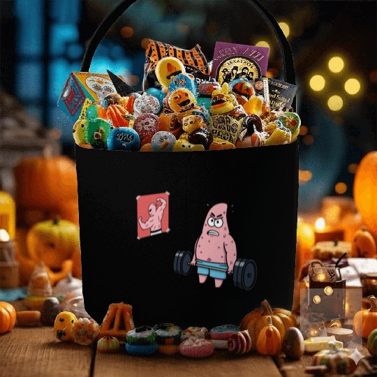 Majin Buu vs Patrick - Funny Anime Gym and Workout Fabric Baskets