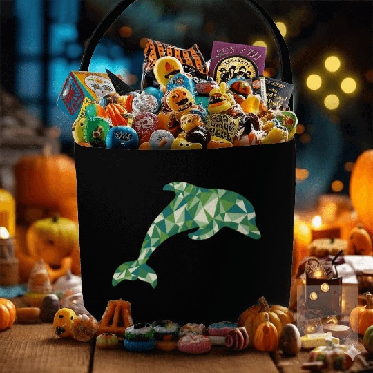 the dolphin green Fabric Baskets