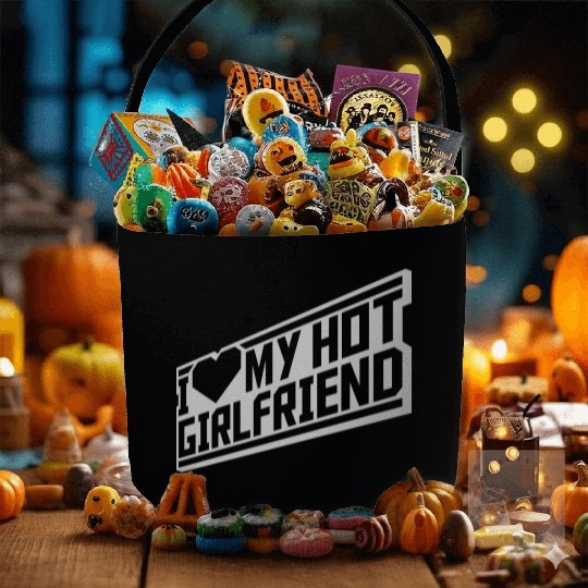 I love my girlfriend Fabric Baskets