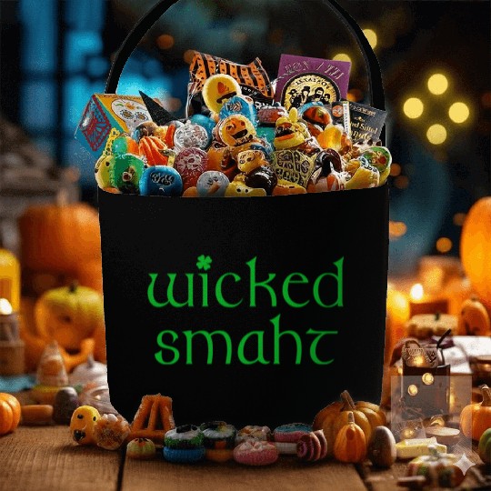 Wicked Smaht Irish Boston Fabric Baskets