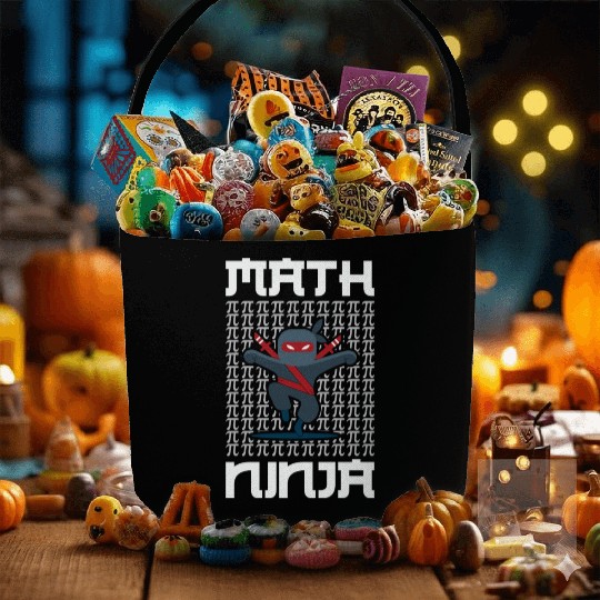 Math Teacher Math Ninja Fabric Baskets