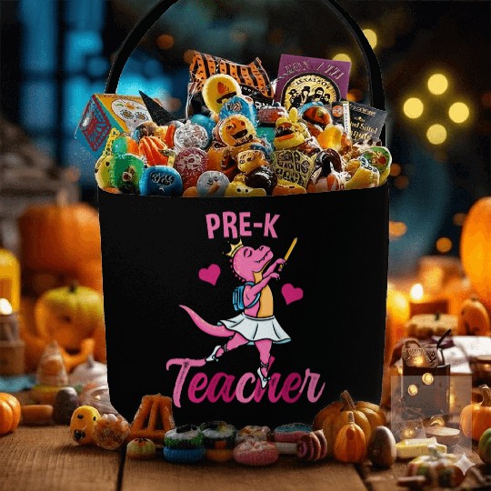 Pre-K Teacher Ballet Back To School Girls Fabric Baskets