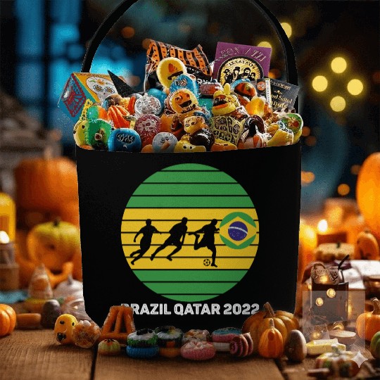 Brazil Soccer Fabric Baskets,