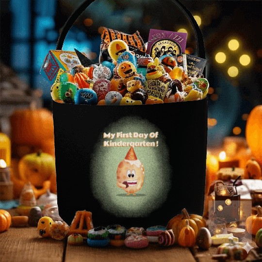 My First Day Of Kindergarten Teacher Student cute Fabric Baskets