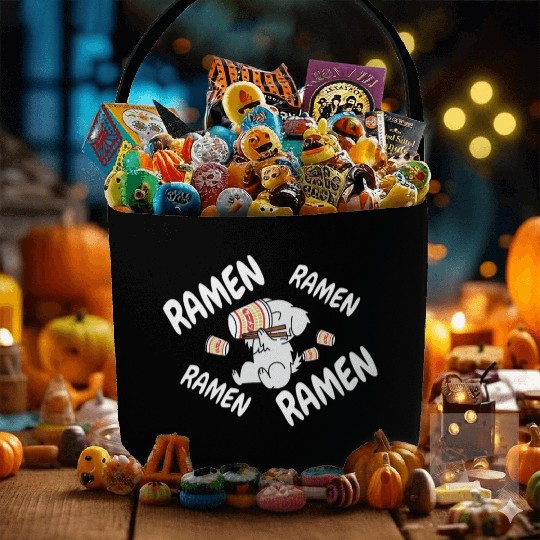 Great Pyrenees Instant Ramen Noodles Fabric Baskets