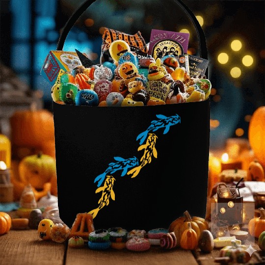 colorful koi fish nishikigoi Fabric Baskets