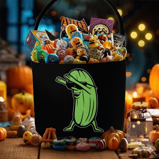 Dabbing Pickle Fabric Baskets