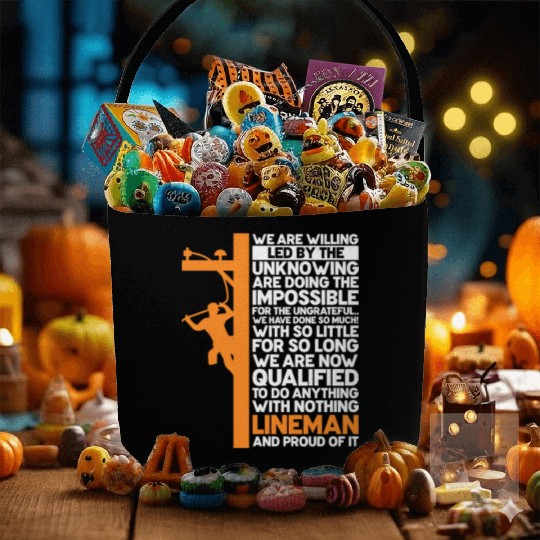 We Are Willing Led By The Unknowing, Lineman Fabric Baskets
