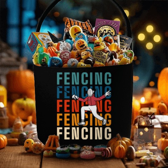 Fencing Sport Fencer En Garde Sport Fencing Fabric Baskets