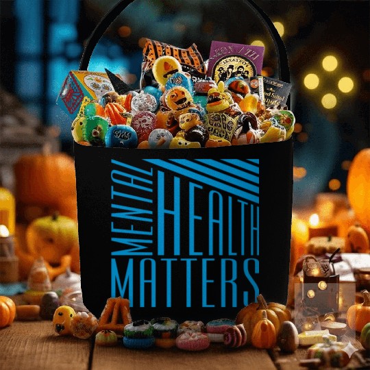 mental health matters quote Fabric Baskets