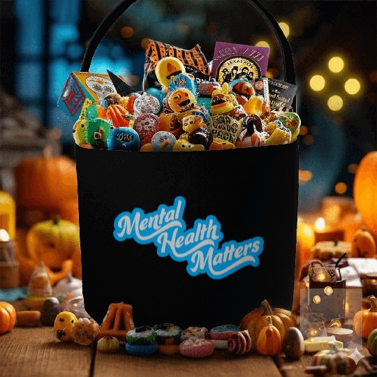 mental health matters quote Fabric Baskets