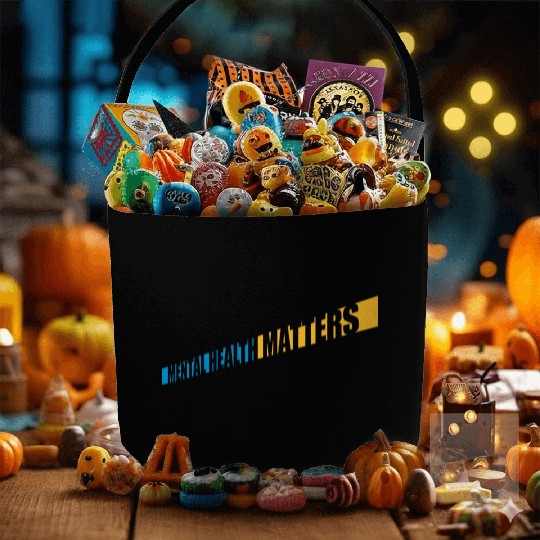 mental health matters quote Fabric Baskets