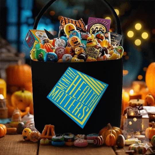 mental health matters quote Fabric Baskets