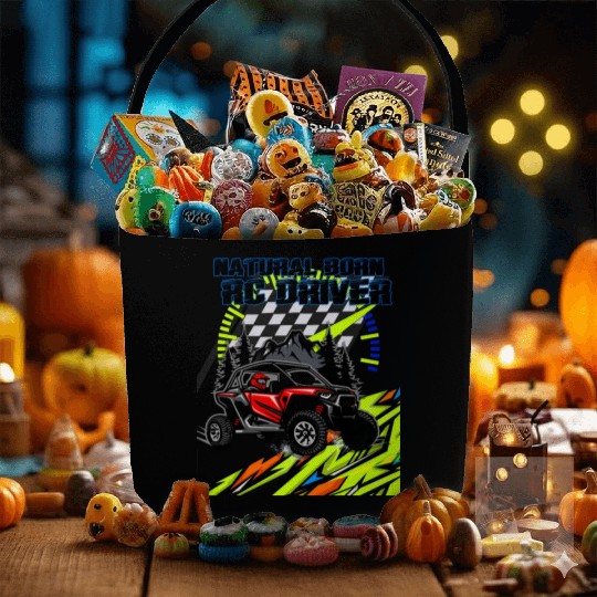 Natural Born RC car Driver Racer Remote Controlled Fabric Baskets