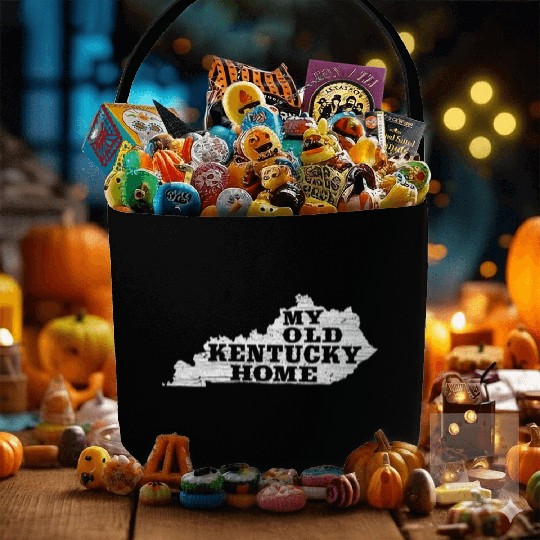 My Old Kentucky Home State Vintage Rustic Chic Fabric Baskets