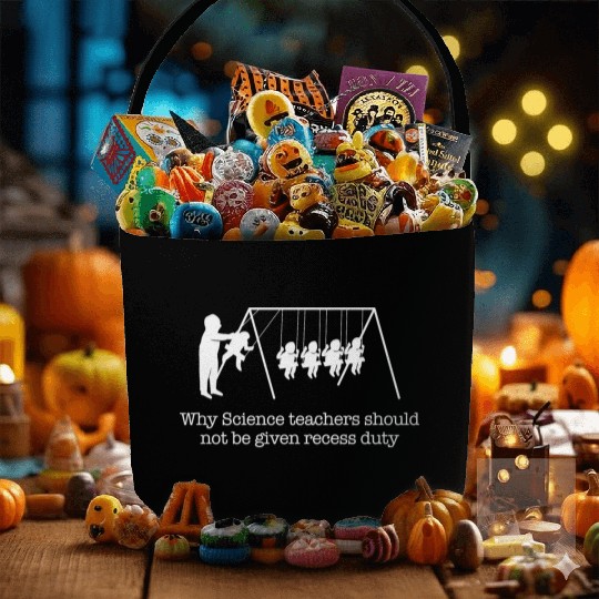 Funny Science Teacher Physics Student Gift Fabric Baskets