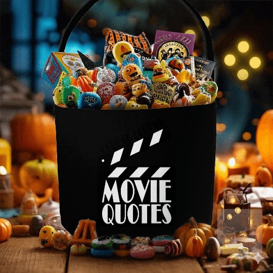 speak fluent movie quotes Fabric Baskets