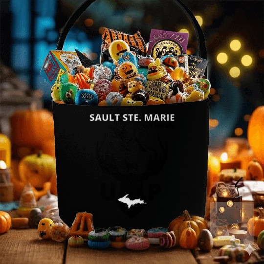 Sault Ste. Marie Michigan Upper Peninsula Fabric Baskets