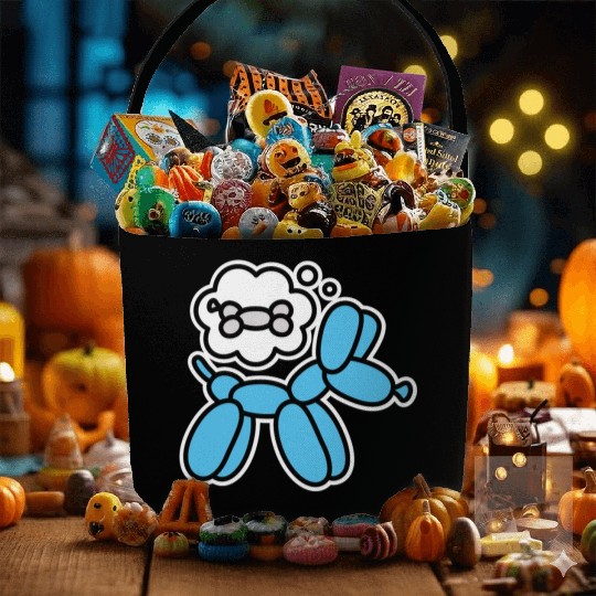 Balloon animal balloon dog balloon artist bone Fabric Baskets