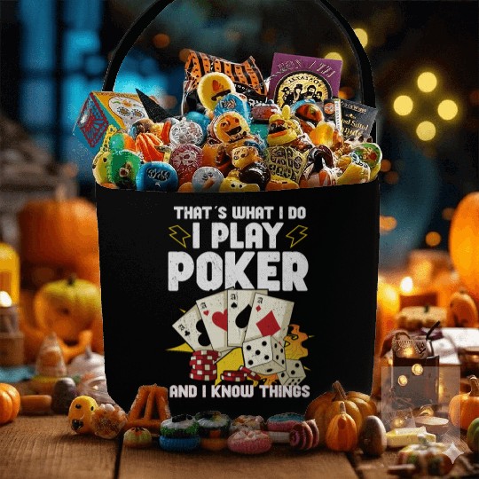 Poker Casino Poker Player Gambling Roulette Gift Fabric Baskets