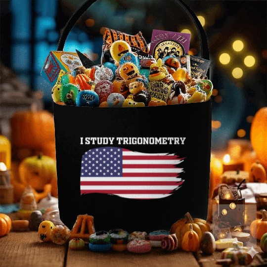 I Study Triggernometry 2nd Aamendment US American Fabric Baskets